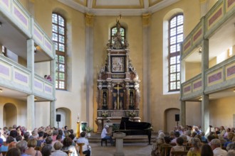31st Elbhangfest, Loschwitzer Kirche, Peter Rösel piano concert, 31st Elbhangfest, Dresden, Saxony,