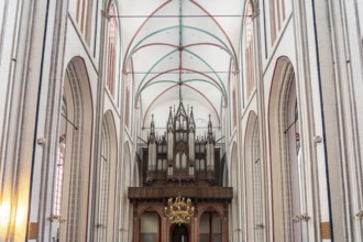 Organ by Friedrich Ladegast in Schwerin Cathedral St. Marien and St. Johannis, State Capital