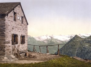 Alte Prager Hütte, at 2489 m above sea level southeast of the Großvenediger in East Tyrol in
