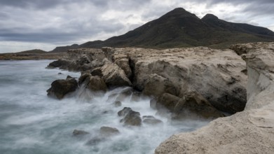 Playa Los Escullos, Cabo de Gata, Los Escullos, Playa del Arco, El Arco beach, Cabo de Gata-Nijar