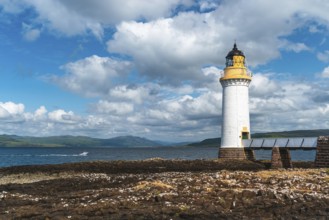 Rubha nan Gall, Tobermory Lighthouse, Tobermory, Isle of Mull, Scotland, UK