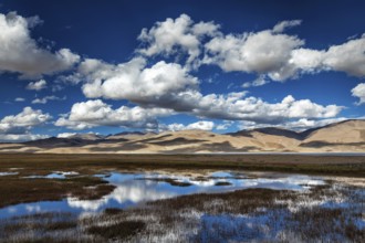 Himalayan lake Tso Moriri (fficial name: Tsomoriri Wetland Conservation Reserve), Korzok,