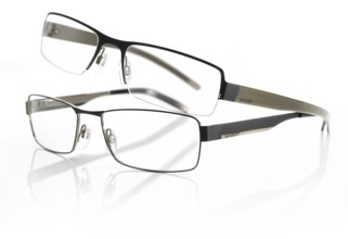 Two stylish Davidoff glasses on a white background, studio shot