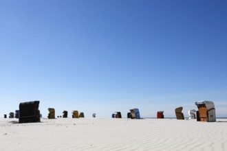 Beach coasts on the island of Amrum, Norddorf, 15.06.2020