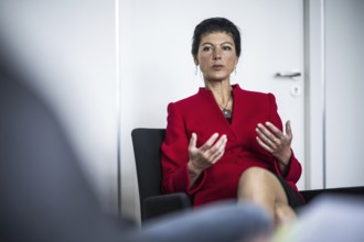 Sahra Wagenknecht is a member of the German Bundestag and founder of the BSW party, pictured here
