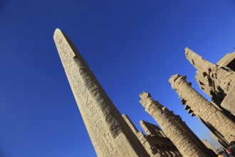 Luxor, Karnak Temple, Obelisk of Thutmosis I, located in the Amun Temple in Karnak, Africa, Upper