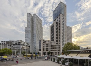 Zoofenster Berlin with the Upper West and Waldorf Astoria buildings. Berlin, Germany, Europe