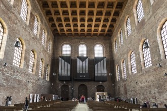 Interior view, Constantine Basilica, UNESCO World Heritage Site, Trier, Rhineland-Palatinate,