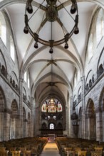 Interior, Basel Minster, Basel, Canton of Basel-Stadt, Switzerland, Europe