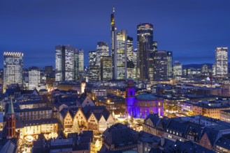 St Paul's Church in Frankfurt am Main will be illuminated in blue in the middle of the Christmas
