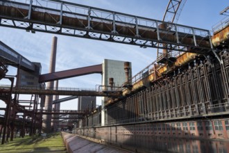 Coke ovens, Zollverein coking plant, UNESCO World Heritage Site, Essen, Ruhr area, North