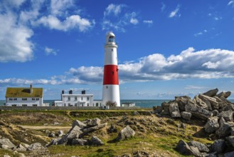Portland Bill Lighthouse, Portland Bill, Isle of Portland, Dorset, England, United Kingdom, Europe