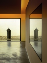 Eurpa Bronze on the top floor, parliamentary history exhibition in the German Cathedral at