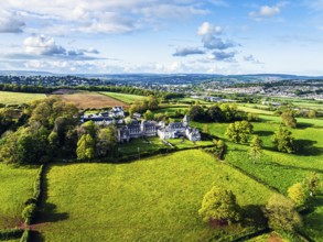 The Priory from a drone, Abbotskerswell Priory, Retirement Village, Abbotskerswell, Newton AbbotThe