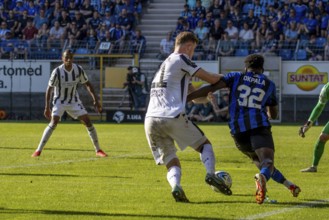11.05.2024, Football 3rd division, Season 2023/24, Matchday 37: Waldhof Mannheim vs SV Sandhausen