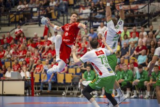 06.09.2024, 2nd HBL (German Handball League), Matchday 1: Eulen Ludwigshafen against GWD Minden.