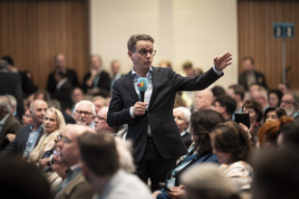 CDU Secretary General Carsten Linnemann attends the CDU policy convention in Cologne, 1 March 2024