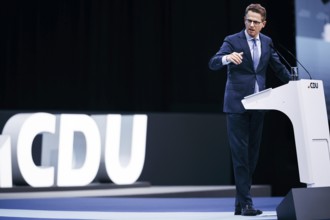 Carsten Linnemann, Deputy Chairman of the CDU, recorded at the CDU Germany 2024 party conference in