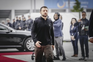 Volodymyr Selensky, President of Ukraine, pictured at the Ukraine Recovery Conference URC in Berlin