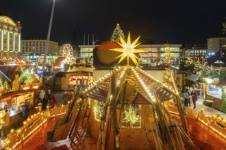 The Dresden Striezelmarkt is a Christmas market in Dresden. It has been held in Advent since 1434,