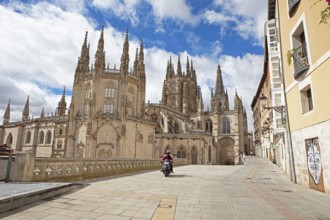 Cathedral of Santa Maria of Burgos, Old Town, Province of Burgos, Castile and Leon, Spain, Europe
