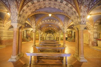 View of the altar of St Omobona in the crypt, Cathedral of Santa Maria Assunta, Cremona, Province