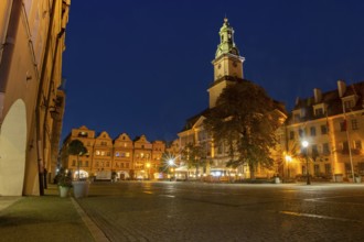 Jelenia Gora Poland by night