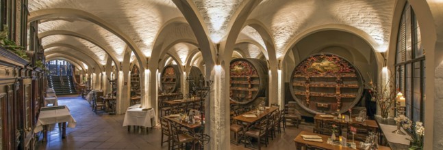 Ratskeller Interior Panorama Bremen Germany