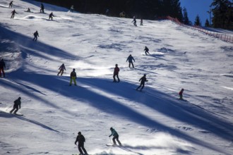 Oberjoch, Bavaria: Best skiing weather on Rose Monday ensures plenty of activity in the ski area