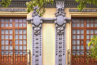 Mexico City streets in historic center near Roma and Condesa neighborhoods