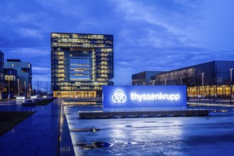 ThyssenKrupp Headquarters, Essen, Ruhr Area, North Rhine-Westphalia, Germany, Europe