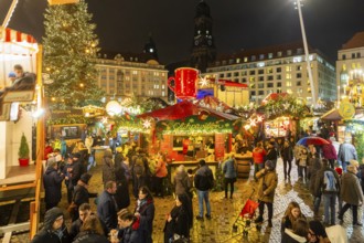 The Dresden Striezelmarkt is a Christmas market in Dresden. It has been held in Advent since 1434,