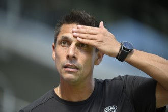 Coach Marcel Rapp Holstein Kiel KSV, Portrait, Gesture, Gesture, PreZero Arena, Sinsheim,