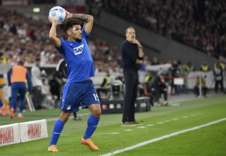 Valentin Gendrey TSG 1899 Hoffenheim (15) Throw-in action at the back Coach Pellegrino Matarazzo