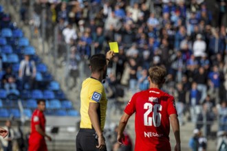 Football 3rd division, season 2024/25, matchday 8: Waldhof Mannheim vs Rot-Weiß Essen. Picture: