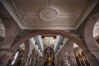 Interior of the Minster of Our Lady, Villingen-Schwenningen, Baden-Württemberg, Germany, Europe