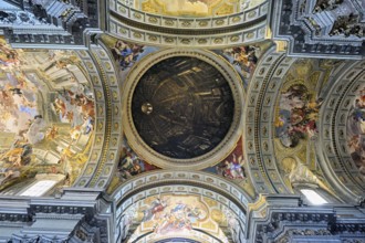 Interior view, Chiesa di Sant Ignazio di Loyola, Rome, Lazio, Italy, Europe