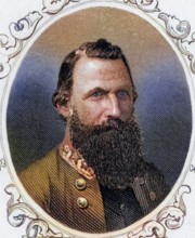 James Ewell Brown Stuart, alias Jeb Stuart, 1833-1864, American Major General in the Confederate
