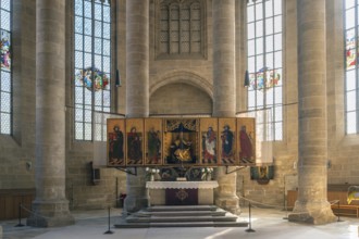 St Andrew's altar, probably by Michael Wohgemut, dating from around 1500, in St Andrew's Church,