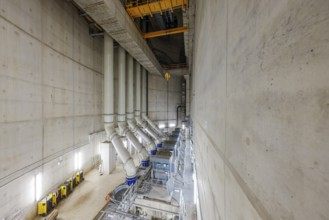 Oberhausen, Ruhr area, North Rhine-Westphalia, Germany - Emscher conversion, new Emscher AKE sewer,