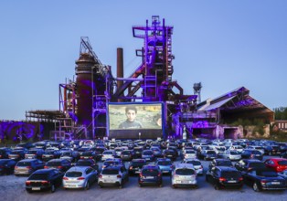 Dortmund, Ruhr area, North Rhine-Westphalia, Germany - Drive-in cinema Dortmund, newly opened