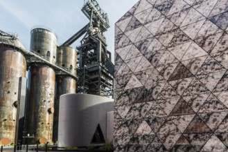 Former steelworks, Belval, Esch-sur-Alzette, Luxembourg, Europe