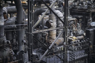 Annalena Bärbock (Alliance 90/The Greens), Federal Foreign Minister, visits a power plant destroyed