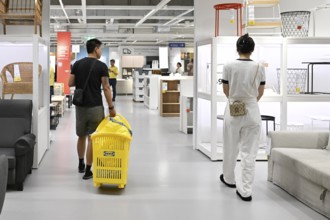 Ikea showroom living room