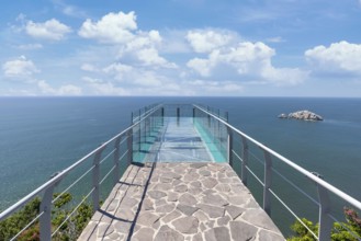 Mexico, views from Mazatlan panoramic skyline lookout Mirador Del Faro and Mirador de Crystal,