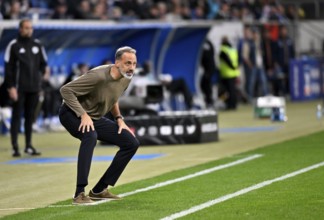 Coach Pellegrino Matarazzo TSG 1899 Hoffenheim on the sidelines Gesture Gesture PreZero Arena,
