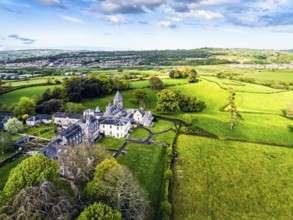 The Priory from a drone, Abbotskerswell Priory, Retirement Village, Abbotskerswell, Newton AbbotThe