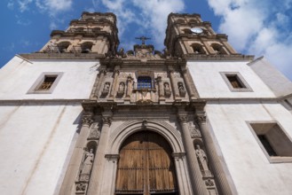 Mexico, Catholic church of Cathedral Basilica of Durango in colonial historic city center located