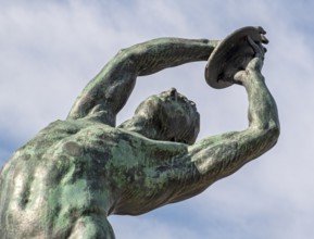 Discobolus, The Discus Thrower Statue, Athens, Greece, Europe