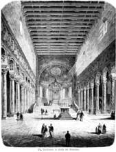 Basilica di Sant'Apollinare in Classe, Ravenna, early Christian church, altar, portico, visitors,